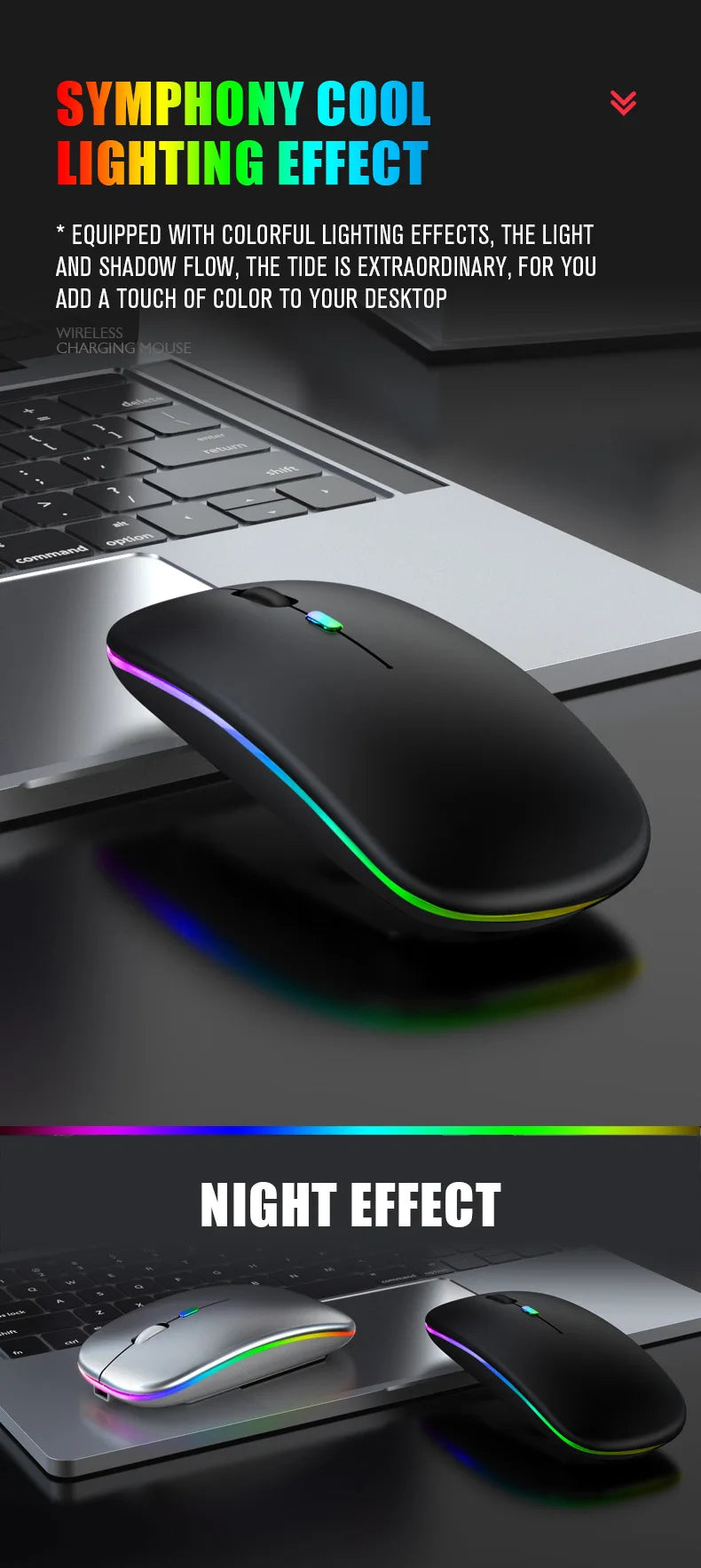 Lacey RGB Wireless Mouse