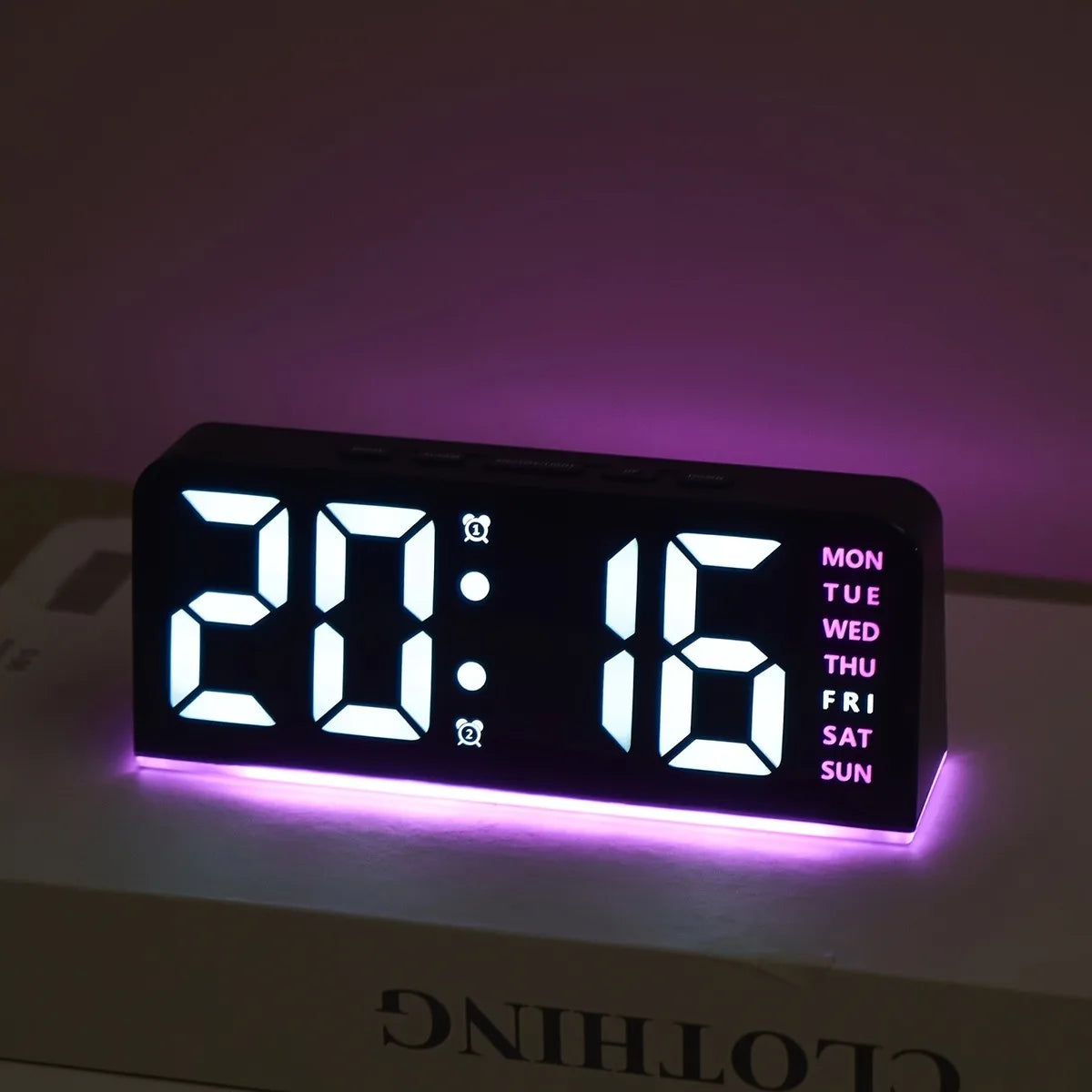 Lacey Glow LED Alarm Clock