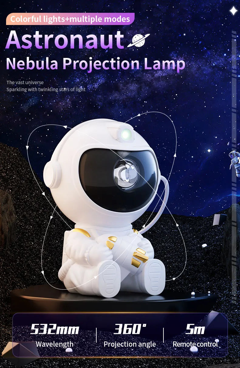 Lacey Galaxy Astronaut Projector