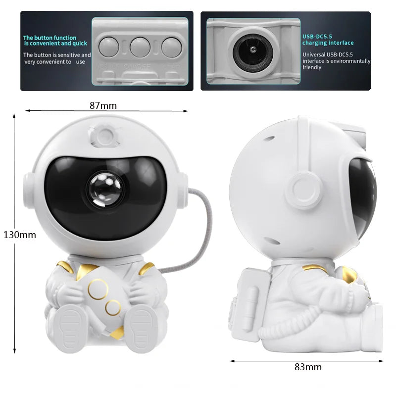 Lacey Galaxy Astronaut Projector