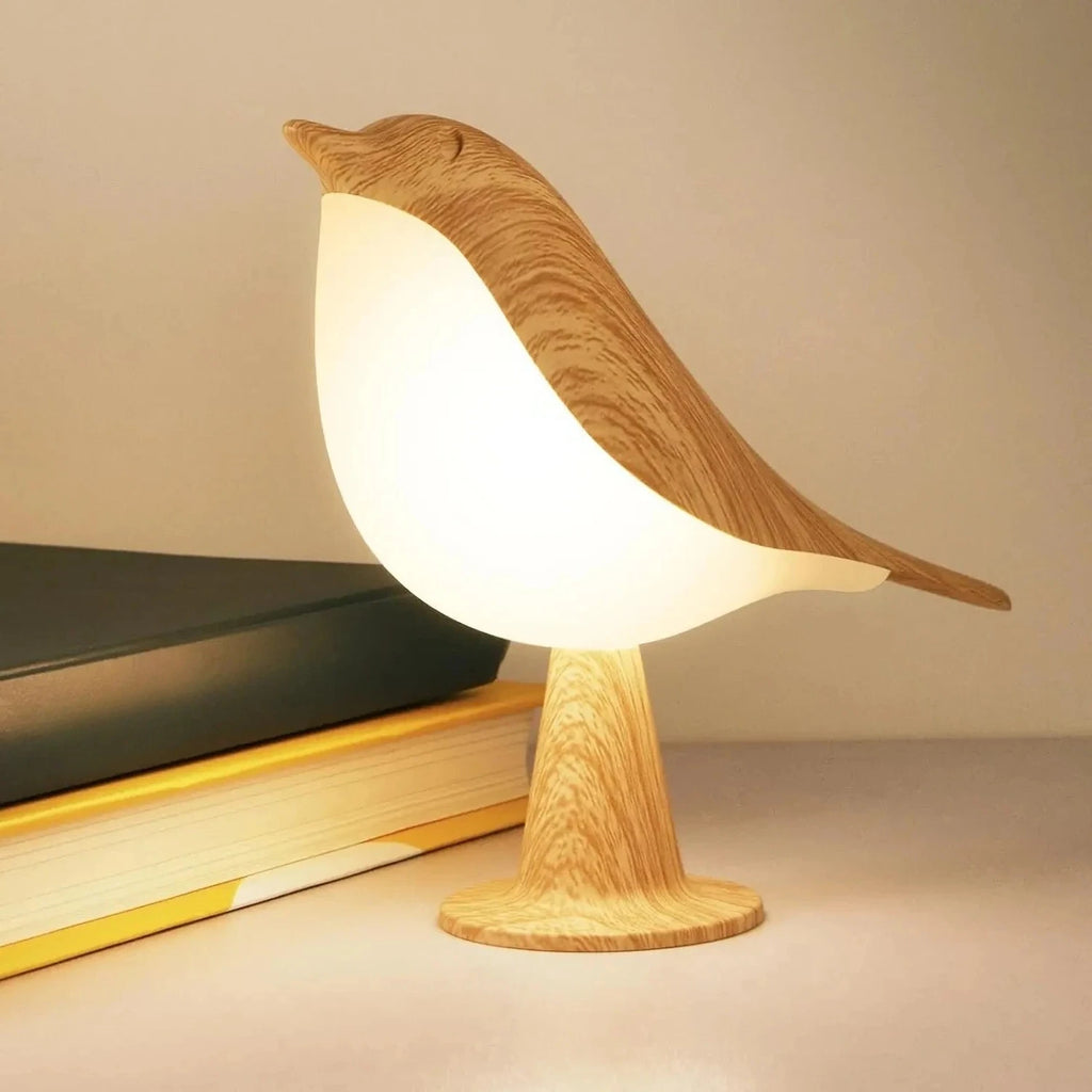 1pc LED Touch-Control Bird Lamp - Art Deco, 3-Levels Dimmable, USB-Cordless with Rechargeable Battery, Versatile for All Rooms