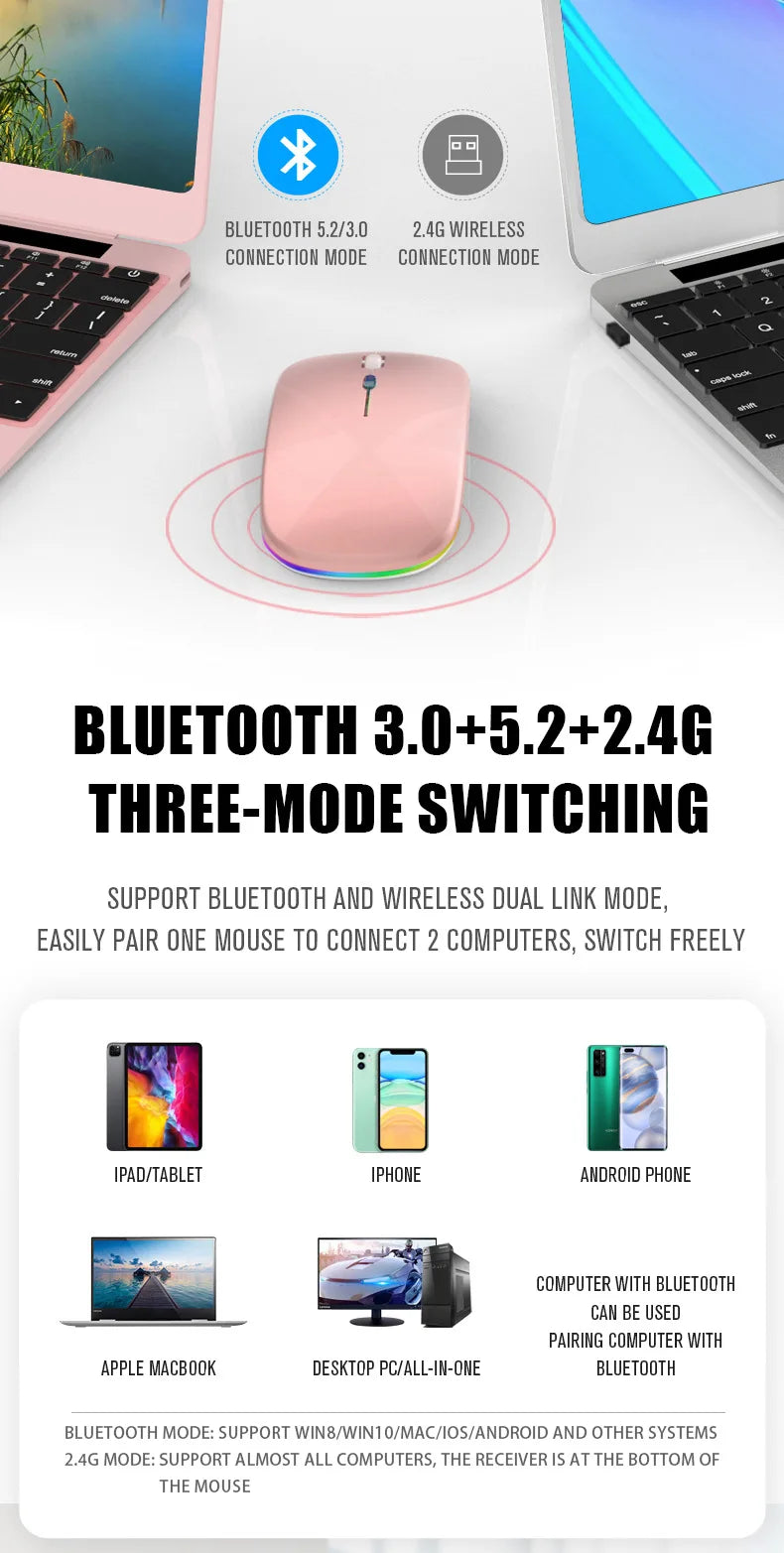 Lacey RGB Wireless Mouse