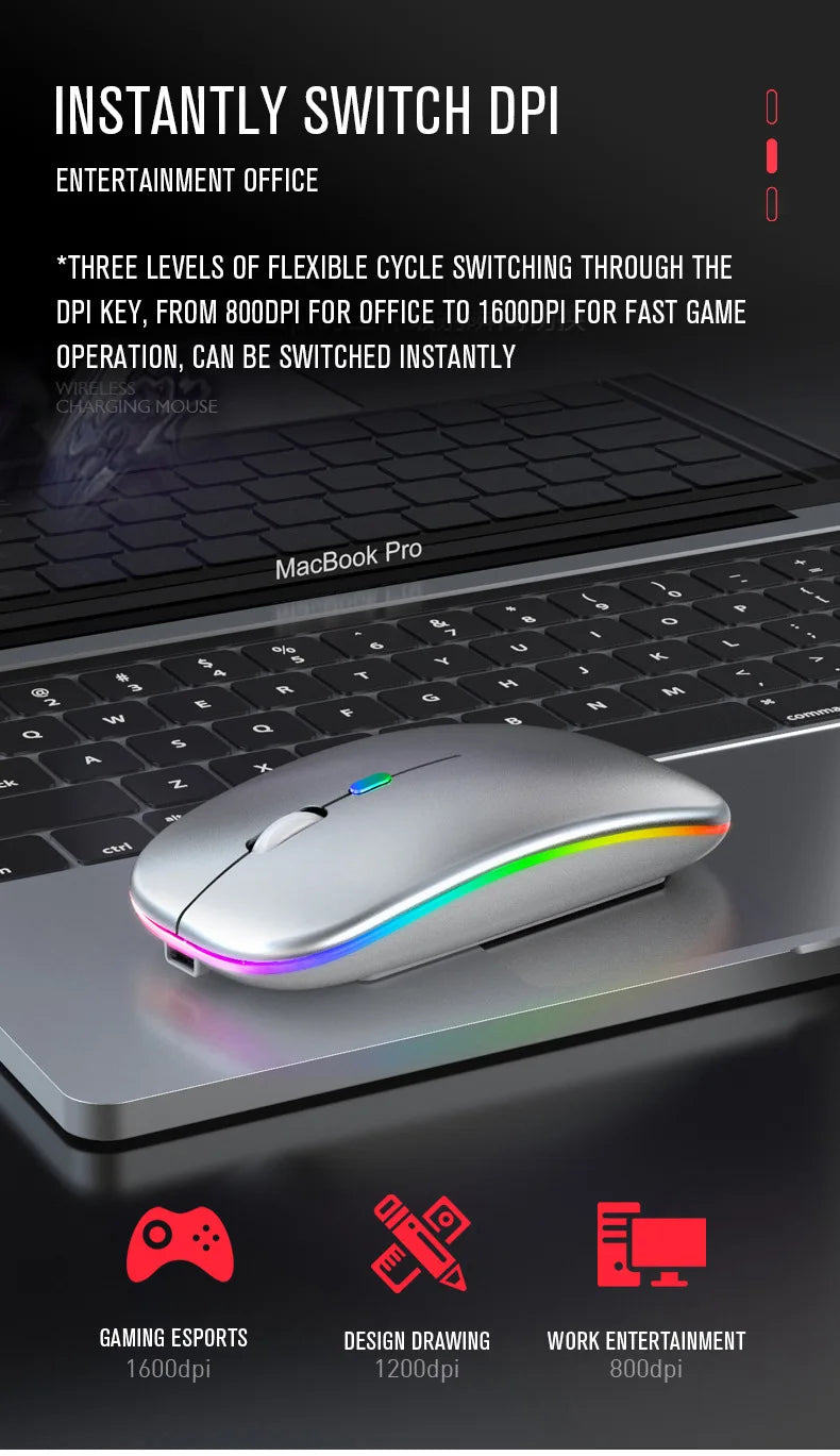 Lacey RGB Wireless Mouse